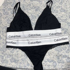 Calvin Klein Bralette and Panty Set